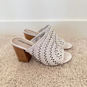 Jeffrey Campbell Cut Out Detail Open Toe Heel